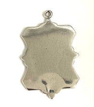 Sterling Silver Rectangle Medal Pendant