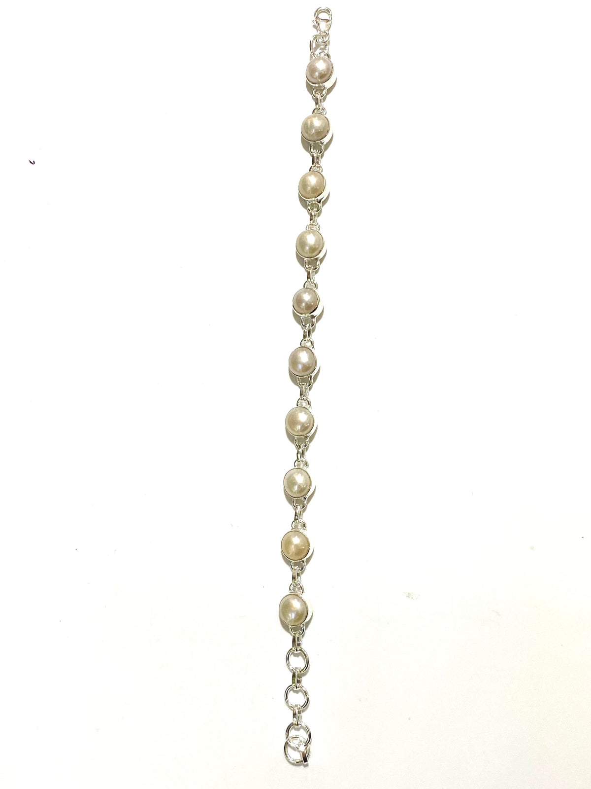 Pearl Sterling Silver Bracelet