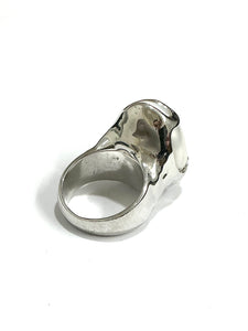 Baroque Pearl Sterling Silver Cocktail Ring