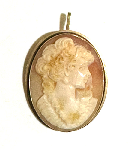 9ct Gold Cameo Pendant or Brooch