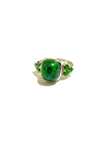 Chrysocolla Sterling Silver Ring