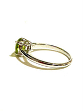 9ct White Gold 1.15ct Peridot Ring