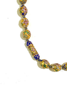 Enamel Beaded Necklace