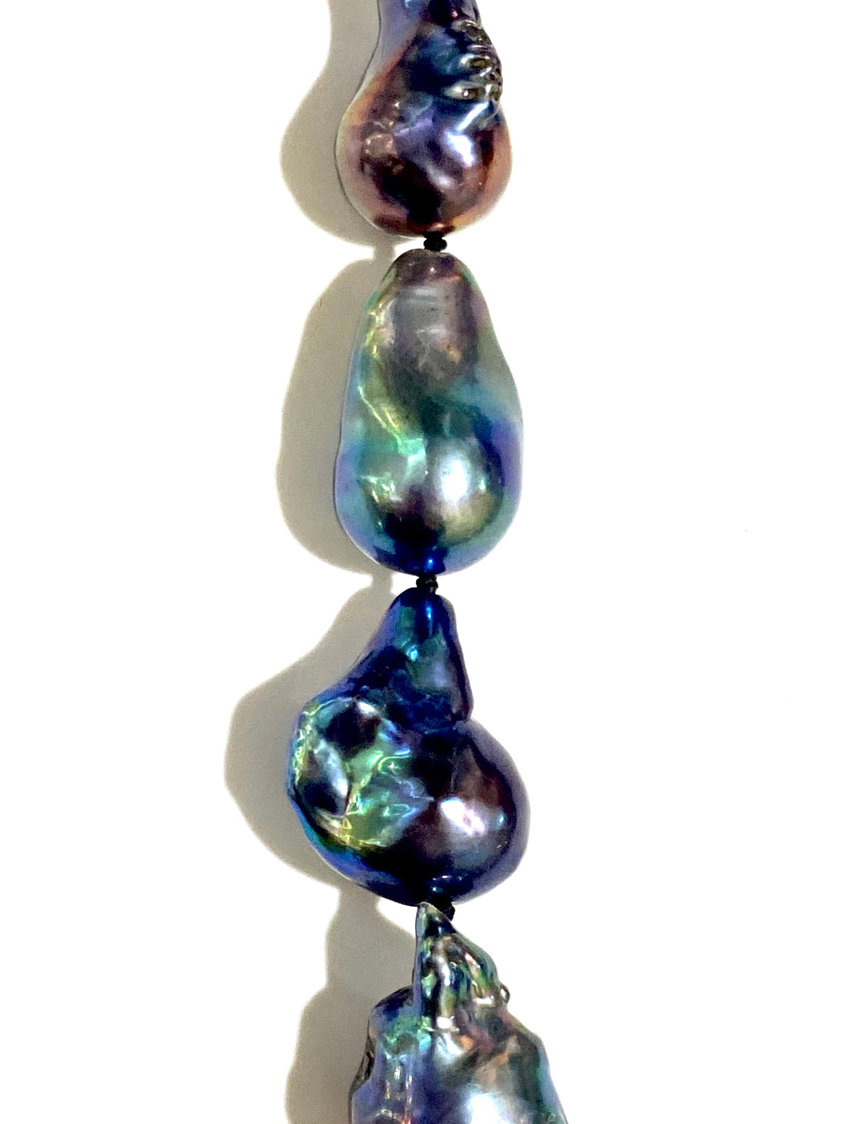 Black Tahitian Baroque Pearl Necklace