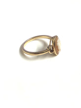 Small Oval 9ct Gold Cameo Ring