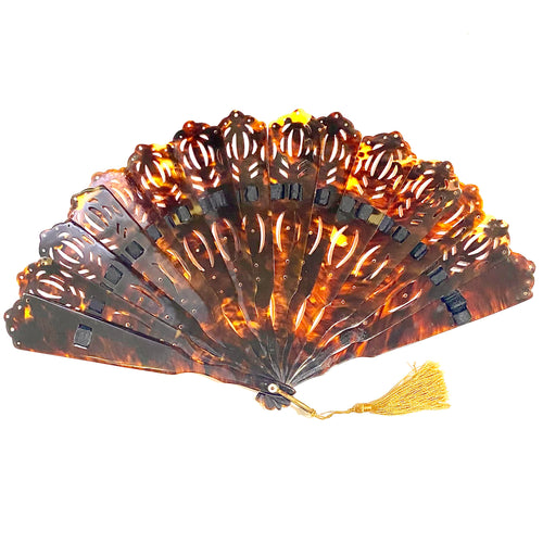 Antique Art Deco Tortoiseshell Fan