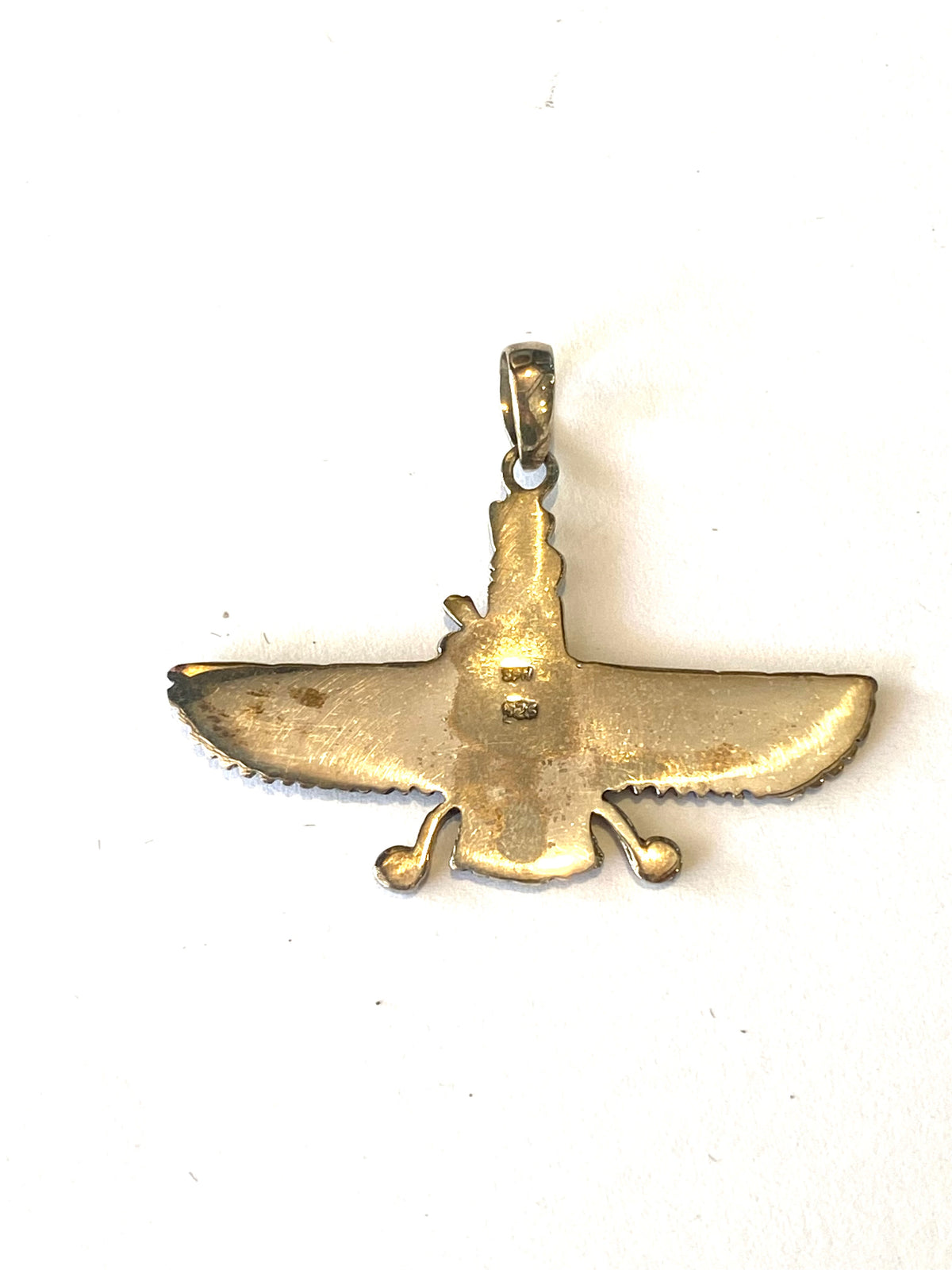 Sterling Silver Aztec Inspired Pendant