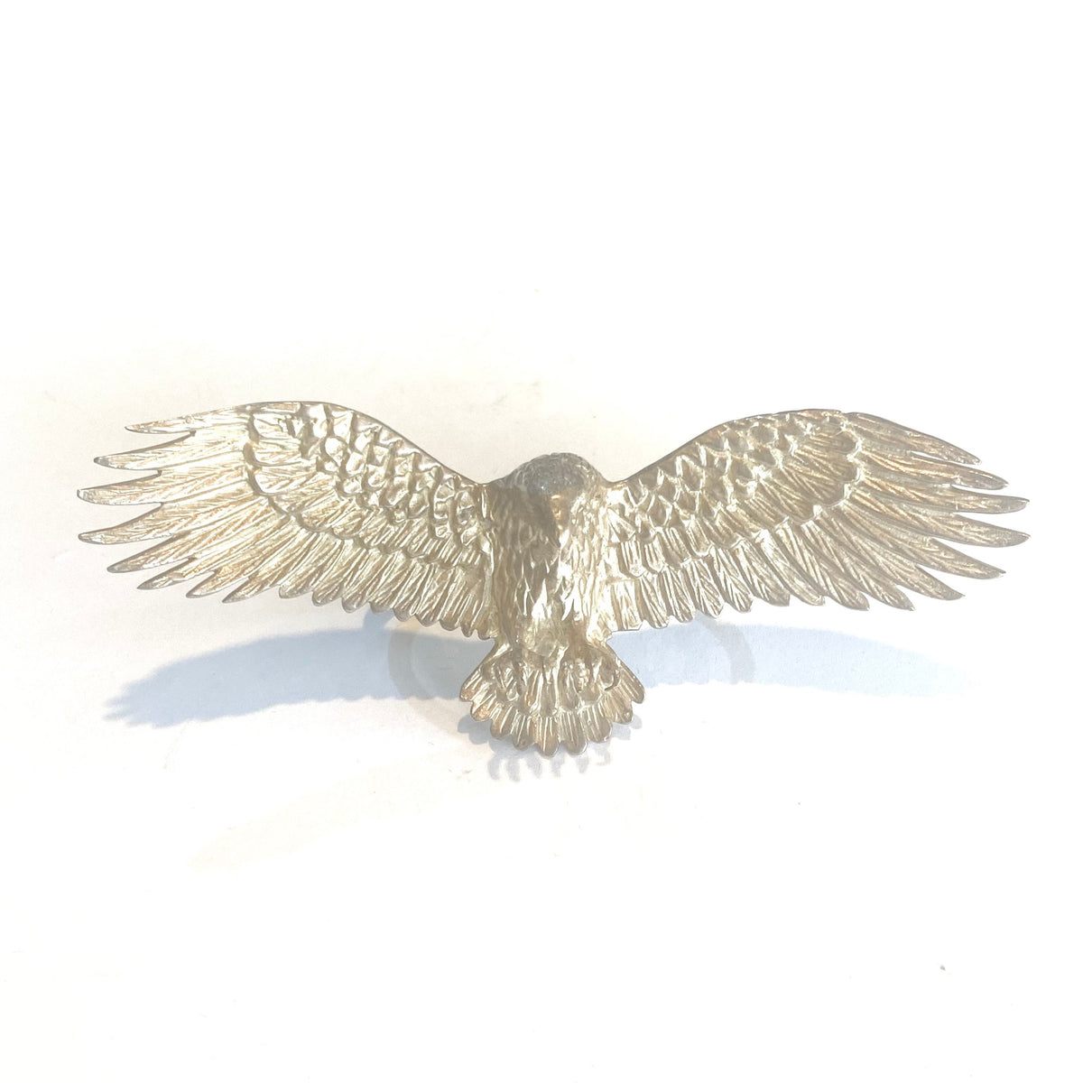 Silver Plate Eagle Double Knuckle Ring