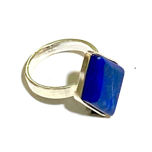 Sterling Silver Lapis Lazuli Ring