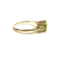 9ct Yellow Gold 1.8ct Peridot & Diamond Ring