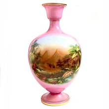 Pink Victorian Milk Glass Vase