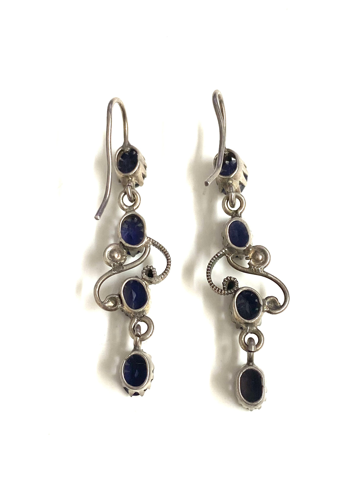Sterling Silver Kyanite Drop Earrings