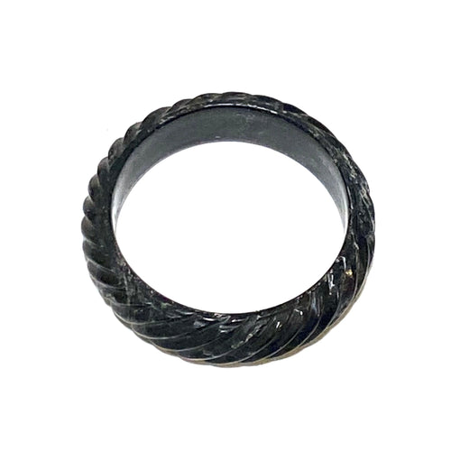 Natural Black Jade Bangle