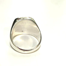Men's Sterling Silver Malachite Signet Ring