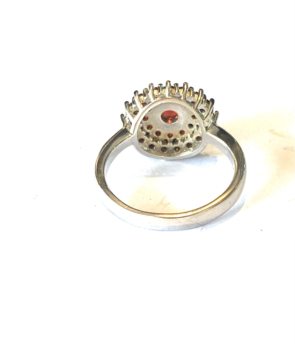 Sterling Silver Garnet Ring