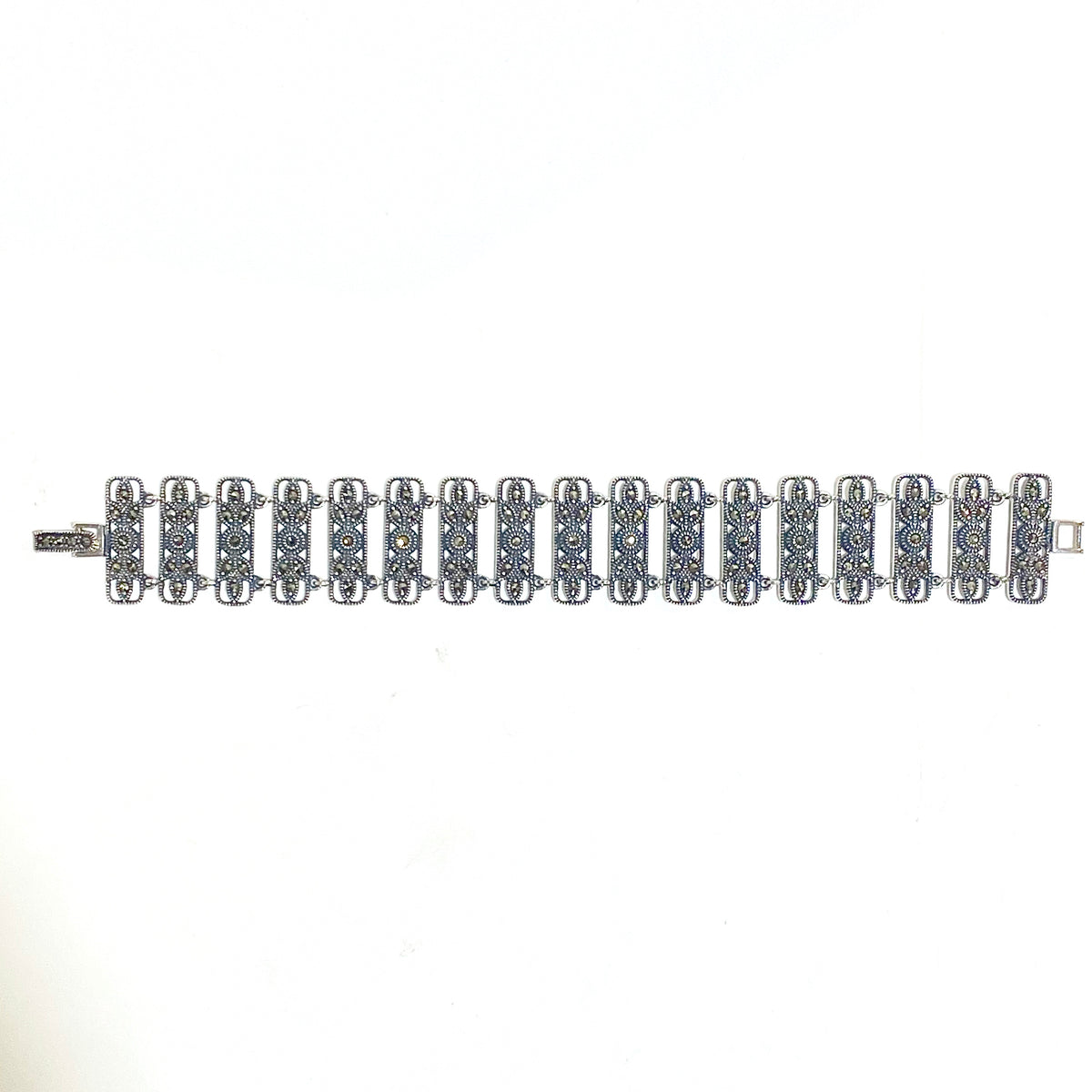 Sterling Silver Marcasite Bracelet