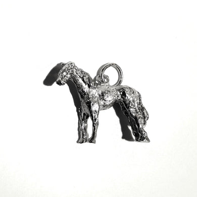 Large Sterling Silver Horse Charm
