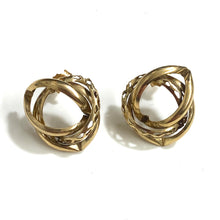 9ct Gold Triple Twist Earrings
