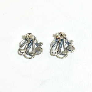 Sterling Silver Marcasite Stud Earrings