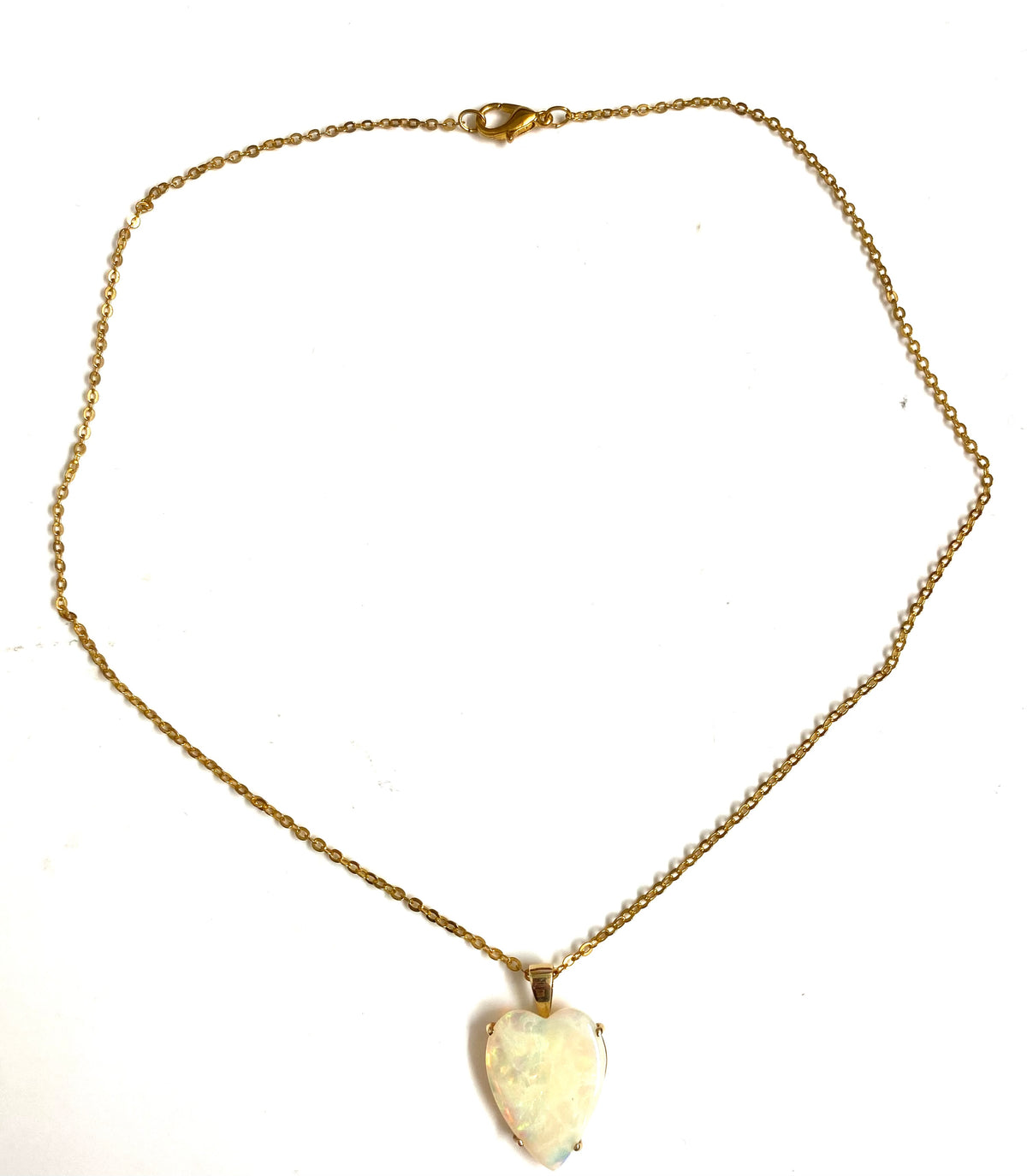 14ct Gold Andamooka Opal Necklace