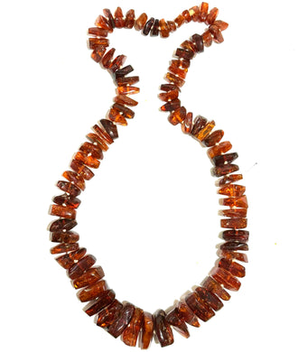 Baltic Honey Amber Matinee Length Graduated Necklace