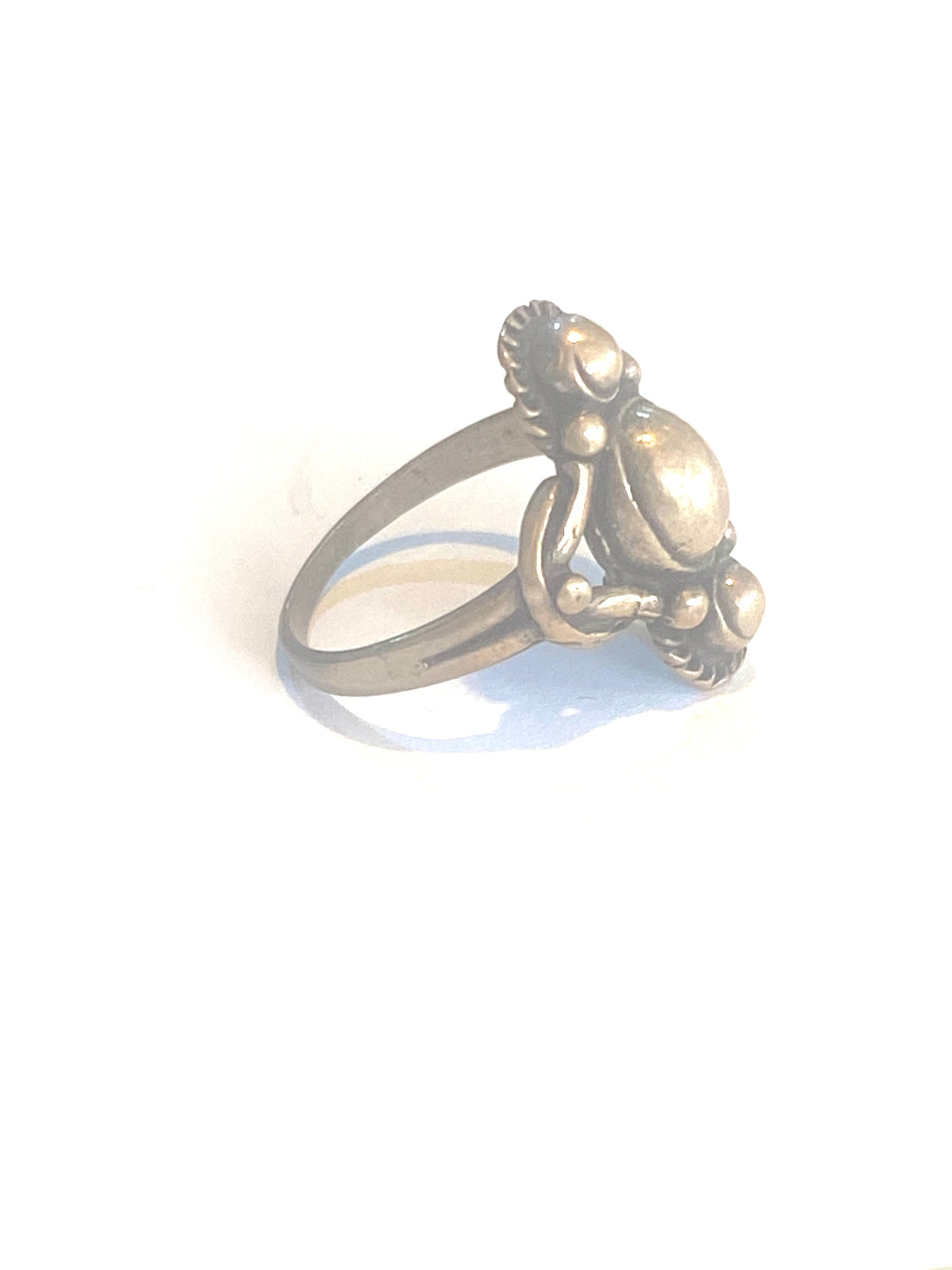 Sterling Silver Ring with Three Circles