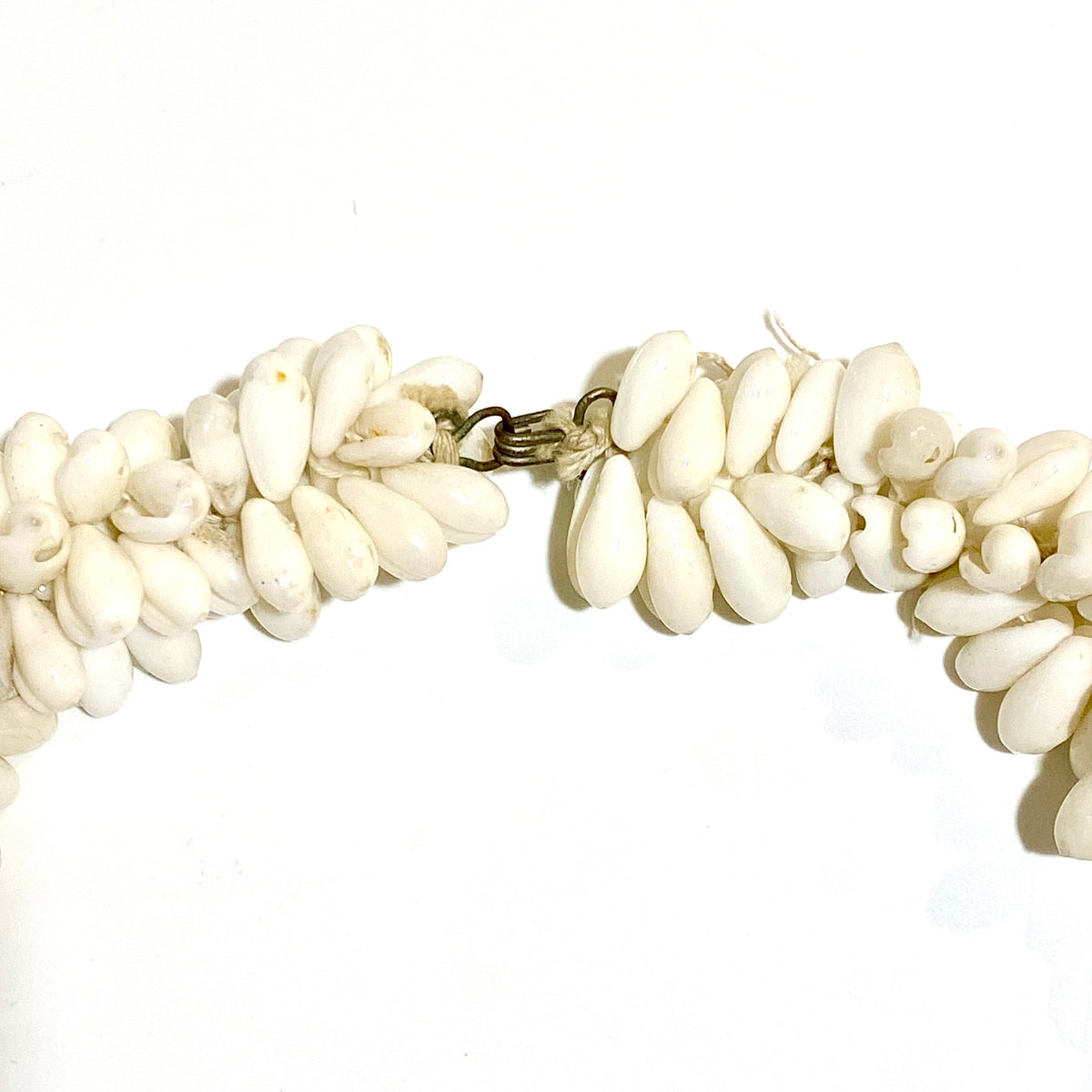 Vintage Handmade Beaded Shell Necklace