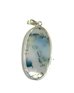 Sterling Silver Dendritic Agate Pendant