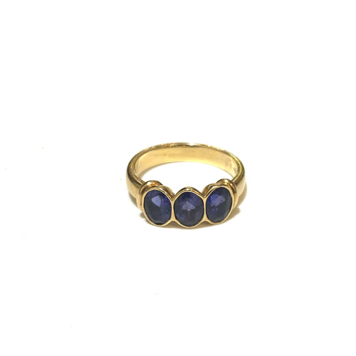 9ct Yellow Gold Tanzanite Ring