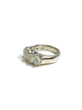 Sterling Silver Four Stone Moonstone Ring