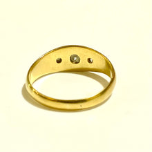 18ct Yellow Gold Diamond Gypsy Set Ring