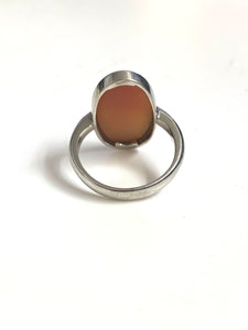 9ct Gold Oval Cameo Ring
