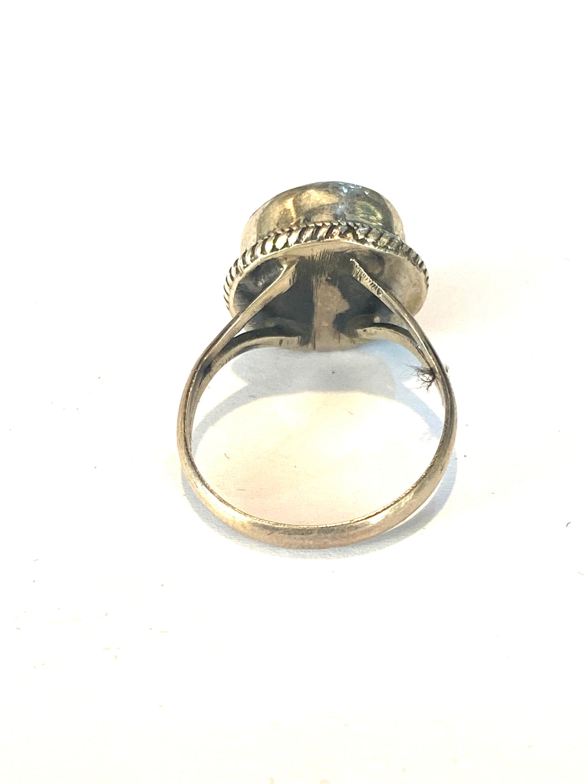 Sterling Silver Round Turquoise Ring