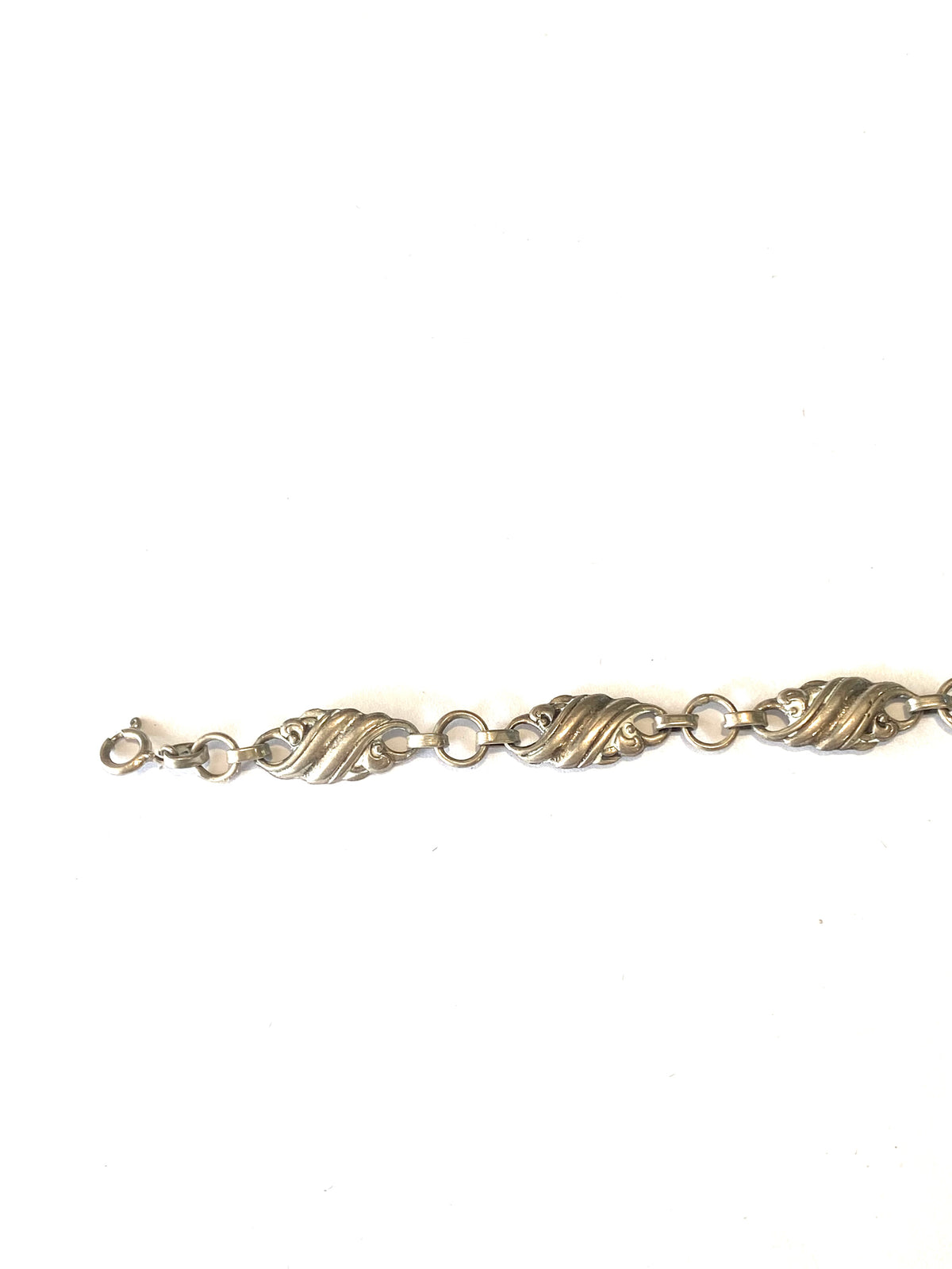 Sterling Silver Swirl Detail  Necklace