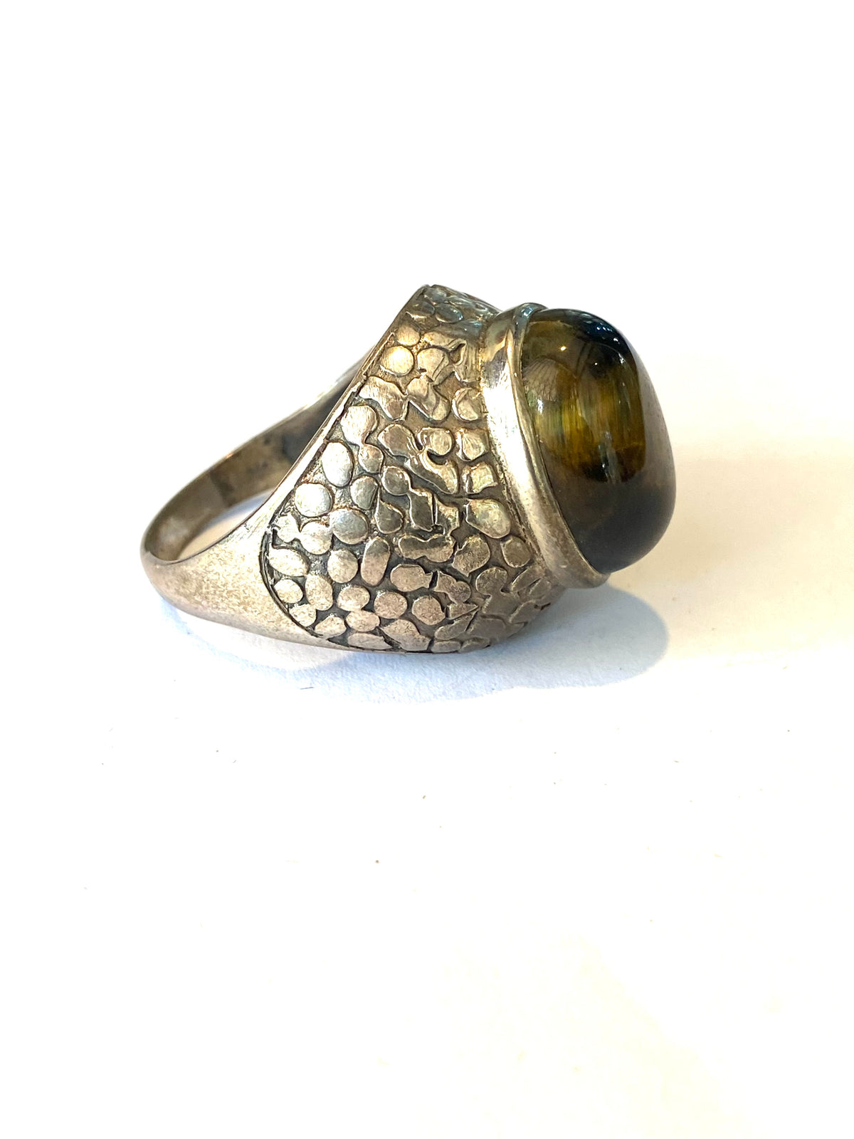 Sterling Silver Tiger's Eye Ring