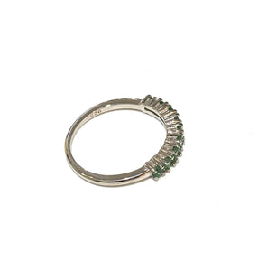 Sterling Silver Green Tourmaline Ring