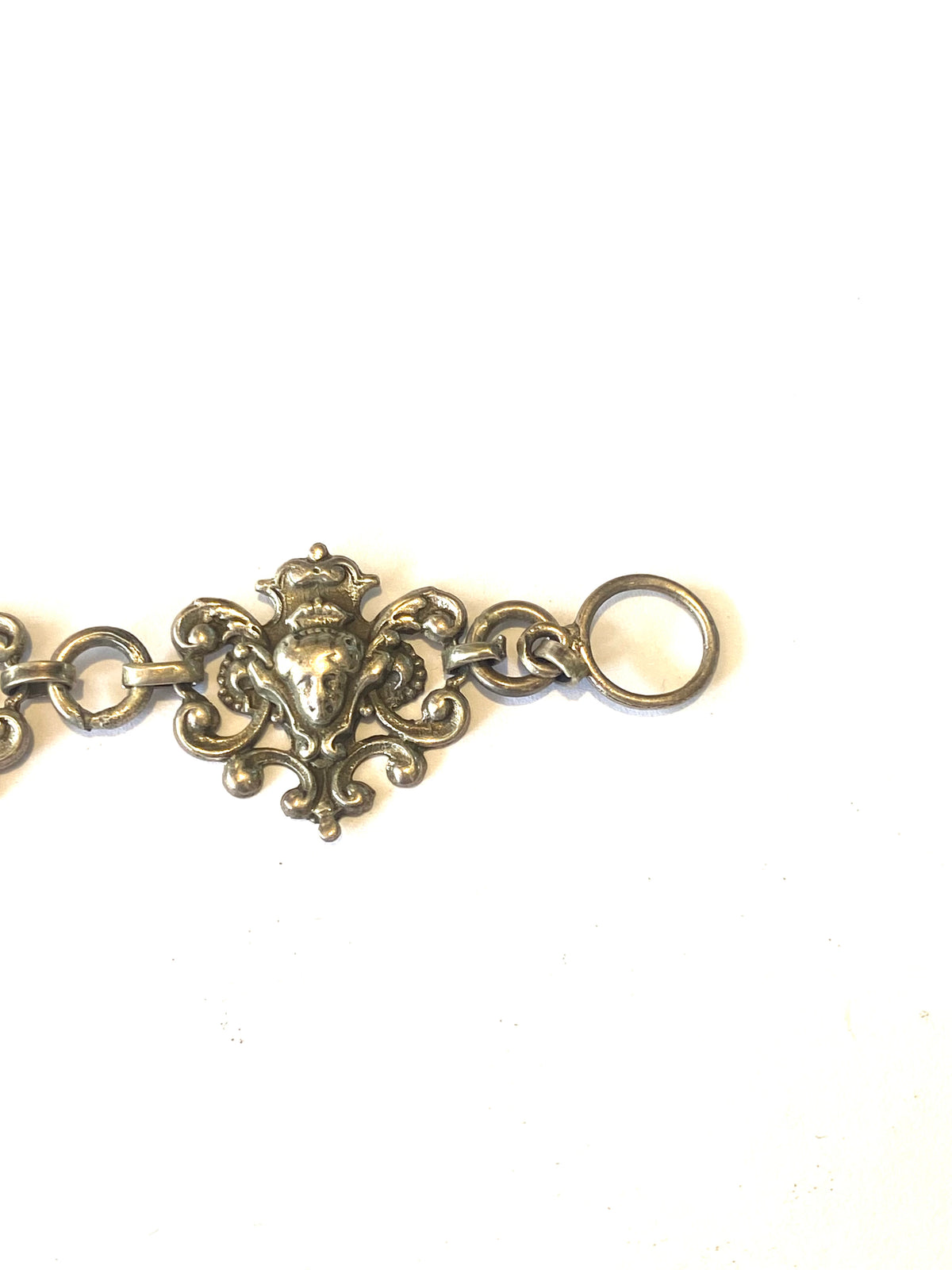 Vintage Sterling Silver and Onyx Necklace