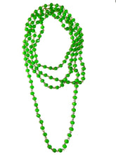 Faceted Green Crystal Necklace