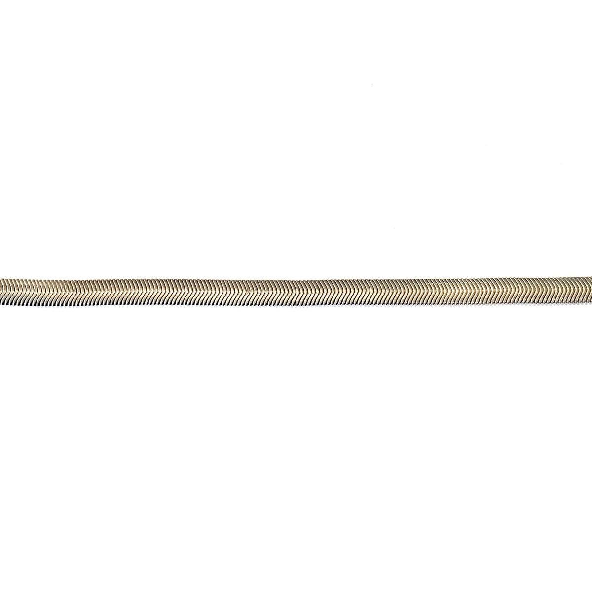 Flat Sterling Silver Chain Necklace