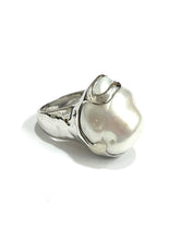 Baroque Pearl Sterling Silver Cocktail Ring