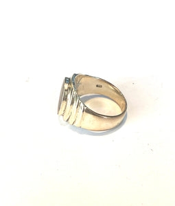 Sterling Silver Paua Shell Ring