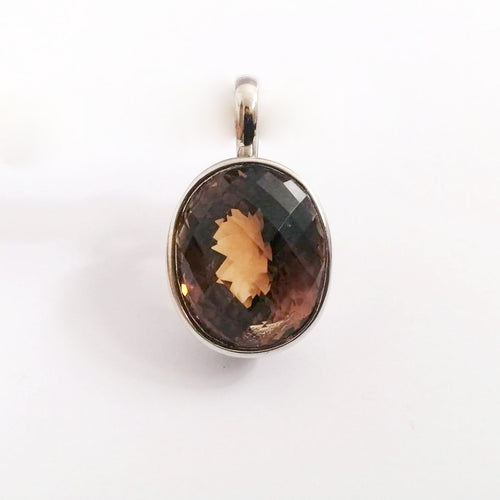 9ct White Gold 40.47ct Imperial Topaz Pendant