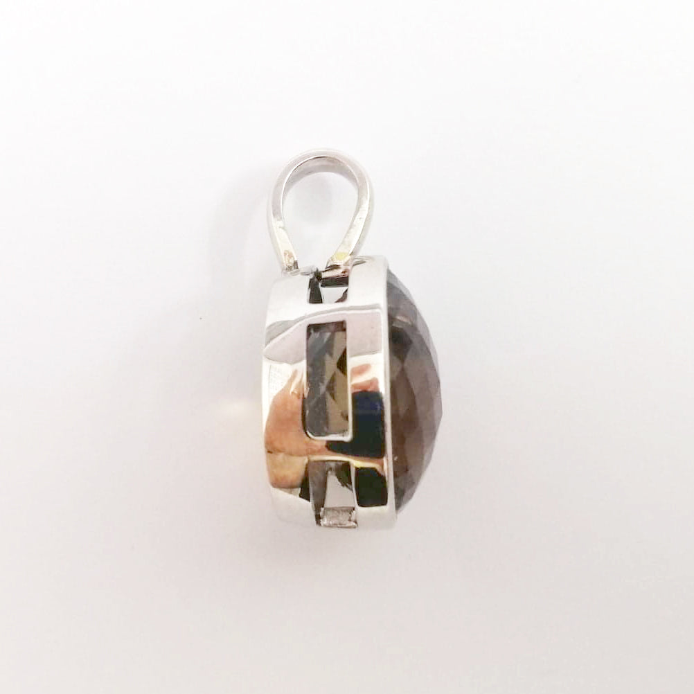 9ct White Gold 40.47ct Imperial Topaz Pendant