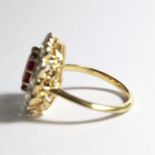 Natural Ruby and Diamond Ring (POA)