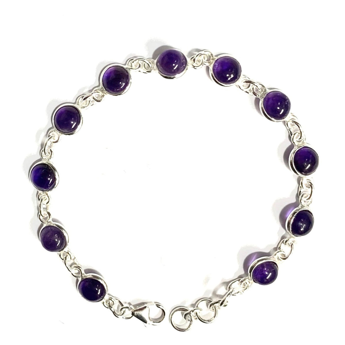 Sterling Silver Black Onyx Bracelet