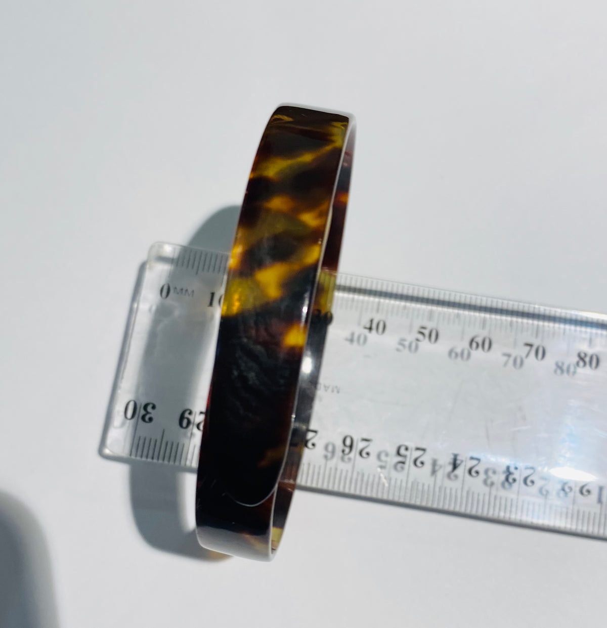 Tortoise Shell Adjustable Bangle