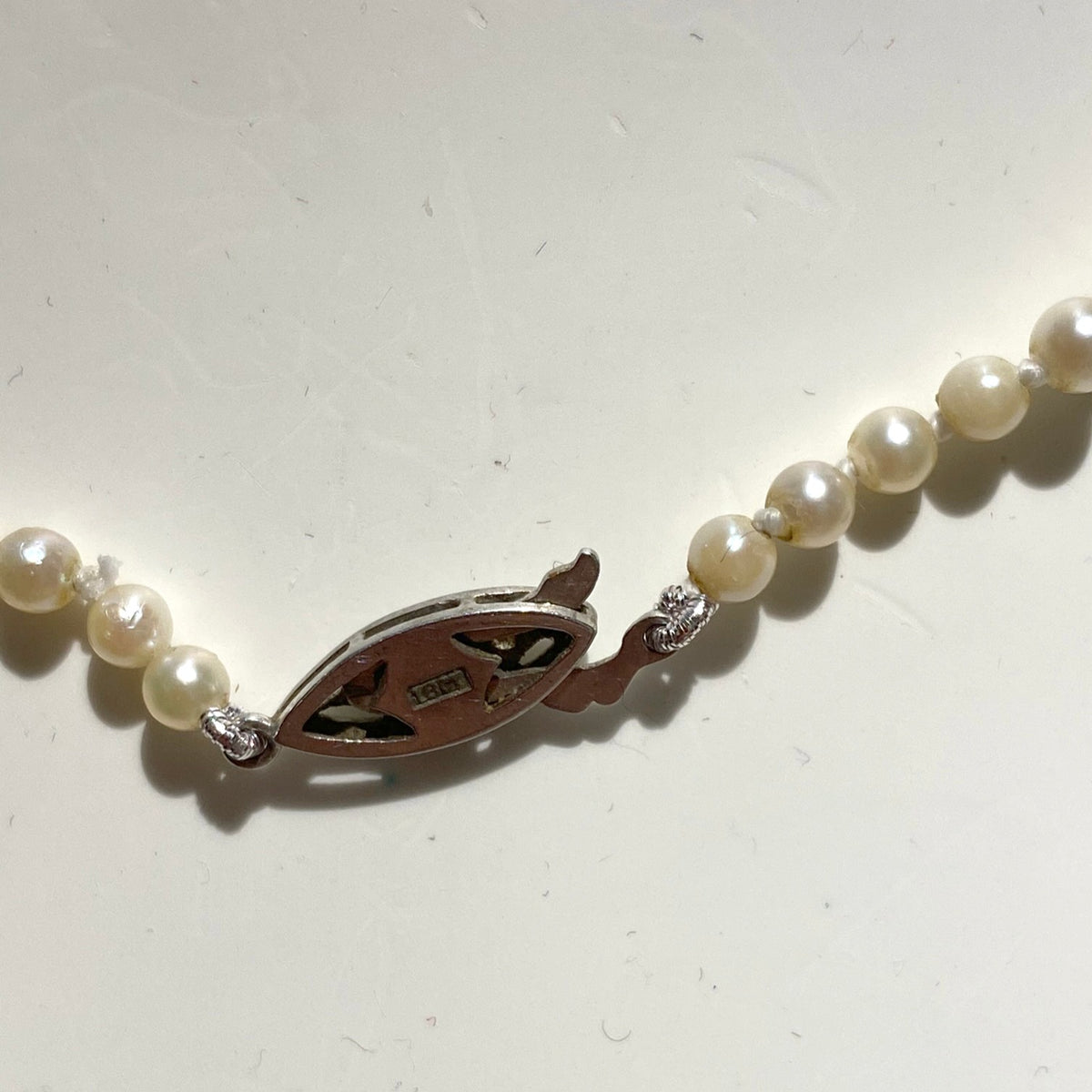 Vintage Graduated Akoya Pearl Necklace
