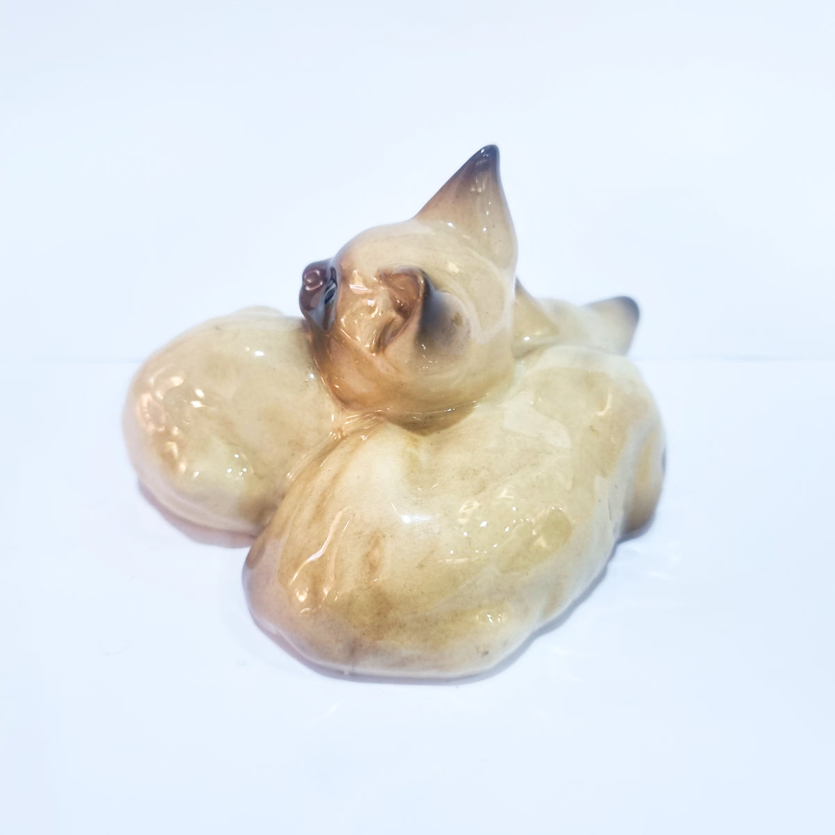 Antique Beswick Siamese Kitten Porcelain Figurine