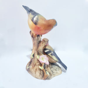 Antique Royal Worcester Chaffinches Porcelain Figurines