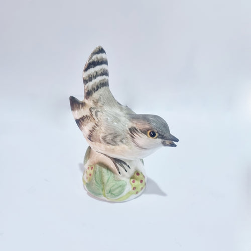 Antique Staffordshire House Wren Porcelain Figurine